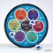 Rite Lite 9" Blue and Purple Judaica Passover Seder Plate Ball Toss Game